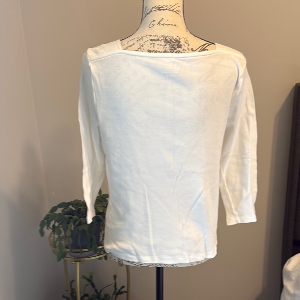 CHICO’s White Women's Top - M - Picture 6 of 10